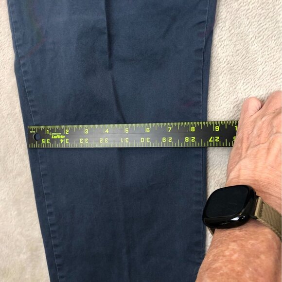 J.Crew Men's Driggs Pants Size 36x32 Flex Chino Classic Straight Flat Front Navy - Picture 5 of 12
